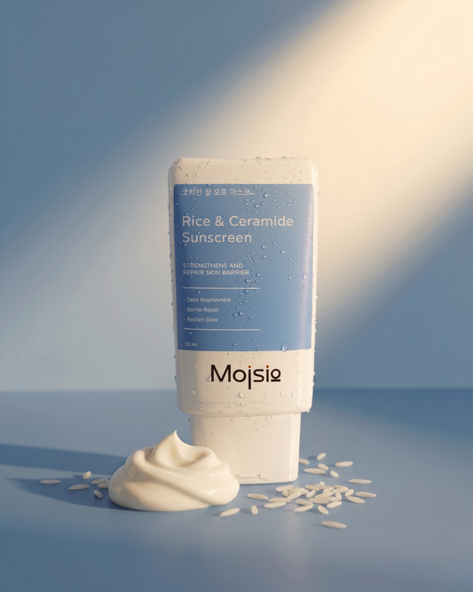 Rice & Ceramide Sunscreen SPF 50+ PA++++ - Sun Protection with Barrier Repair & Deep Hydration | 60ml