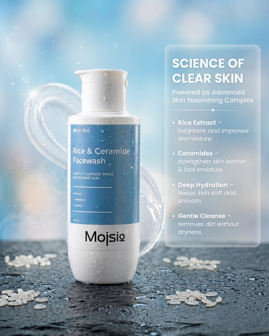 Rice & Ceramide Facewash - Gentle Cleansing with Nourishing Barrier Support | 100ml
