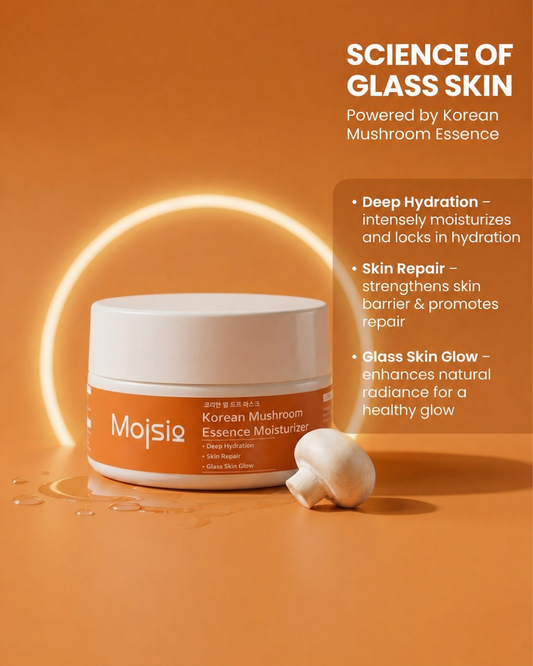 Korean Mushroom Essence Moisturizer - Deep Hydration, Skin Repair & Glass Skin Glow | 50g
