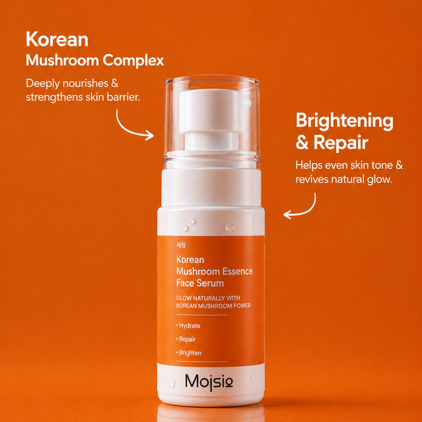 Korean 5% Mushroom Essence Face Serum - Hydrating, Repairing & Brightening Serum | 50ml