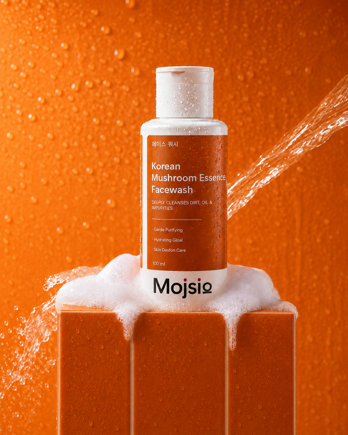 Korean Mushroom Essence Facewash - Deep Cleansing, Purifying & Hydrating Face Wash | 100ml
