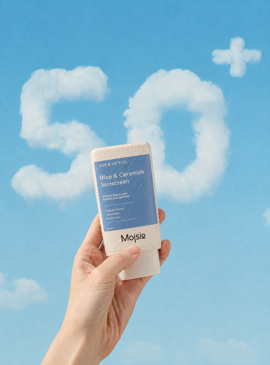 10% Rice & Ceramide Sunscreen SPF 50+ PA++++ - Sun Protection with Barrier Repair & Deep Hydration | 60ml